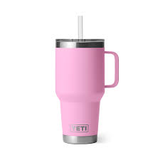 YETI rambler 35oz straw mug (power pink)