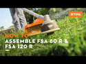 FSA80R Cordless Brushcutter Kit Loop