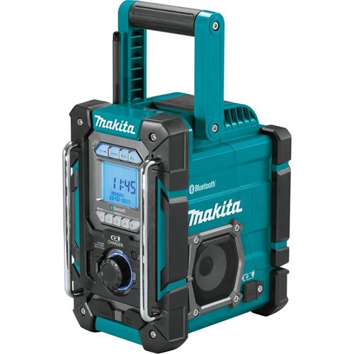 Makita DMR300 18V LXT / 12V MAX CXT Lithium‑Ion Cordless or Electric Job Site Charger / Radio with Bluetooth