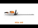 HSA60 cordless hedge trimmer